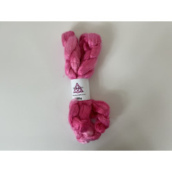 Image shows 1 braid of Bamboo fibre Pink