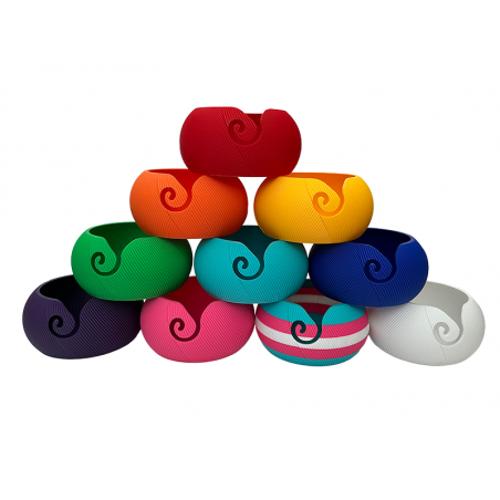 Image showing current colour range of yarn bowls